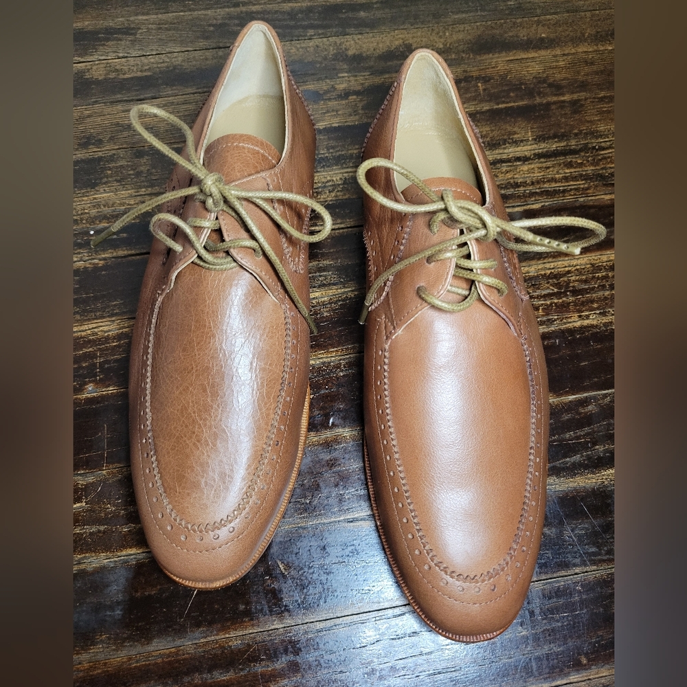Christy Dawn Agnes Oxford in saddle leather 6 - Picture 5 of 11